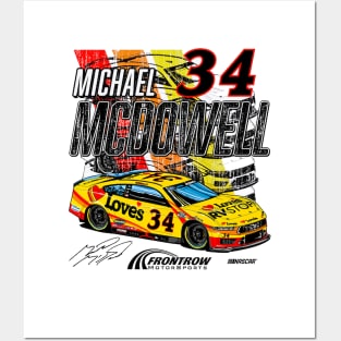 Michael McDowell White Car Posters and Art